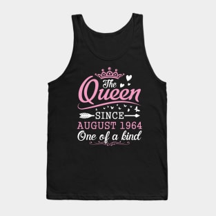 The Queen Since August 1964 One Of A Kind Happy Birthday 56 Years Old To Me You Tank Top